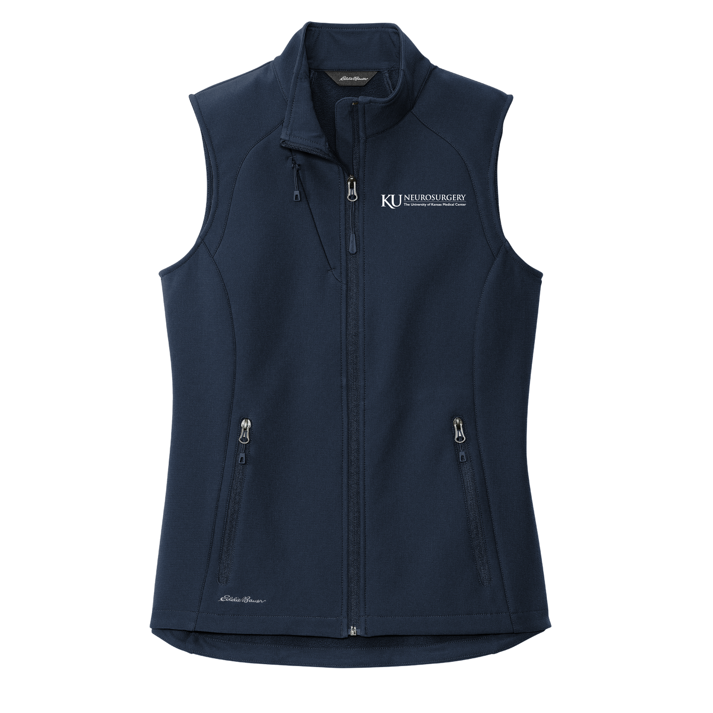 Women's Eddie Bauer® Stretch Soft Shell Vest (KU Neuro)