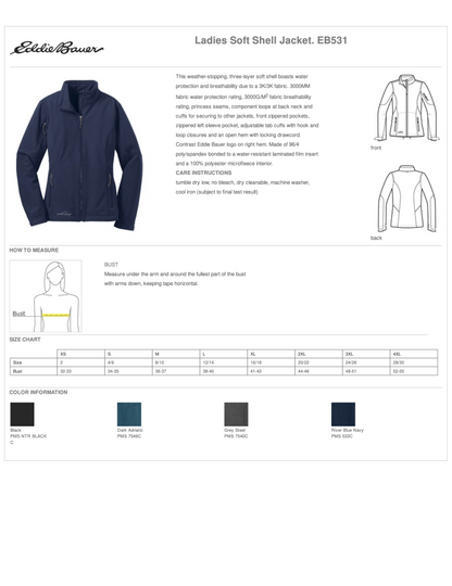 Women's Soft Shell Jacket (CCF Cardio)
