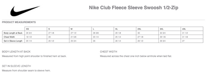 Men's Club Fleece Sleeve Swoosh 1/2-Zip (KUMC Surgery)