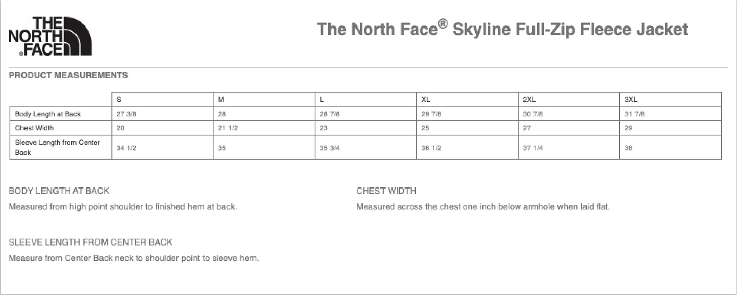 Men's The North Face® Skyline Fleece Jacket (Mayo AZ IM)