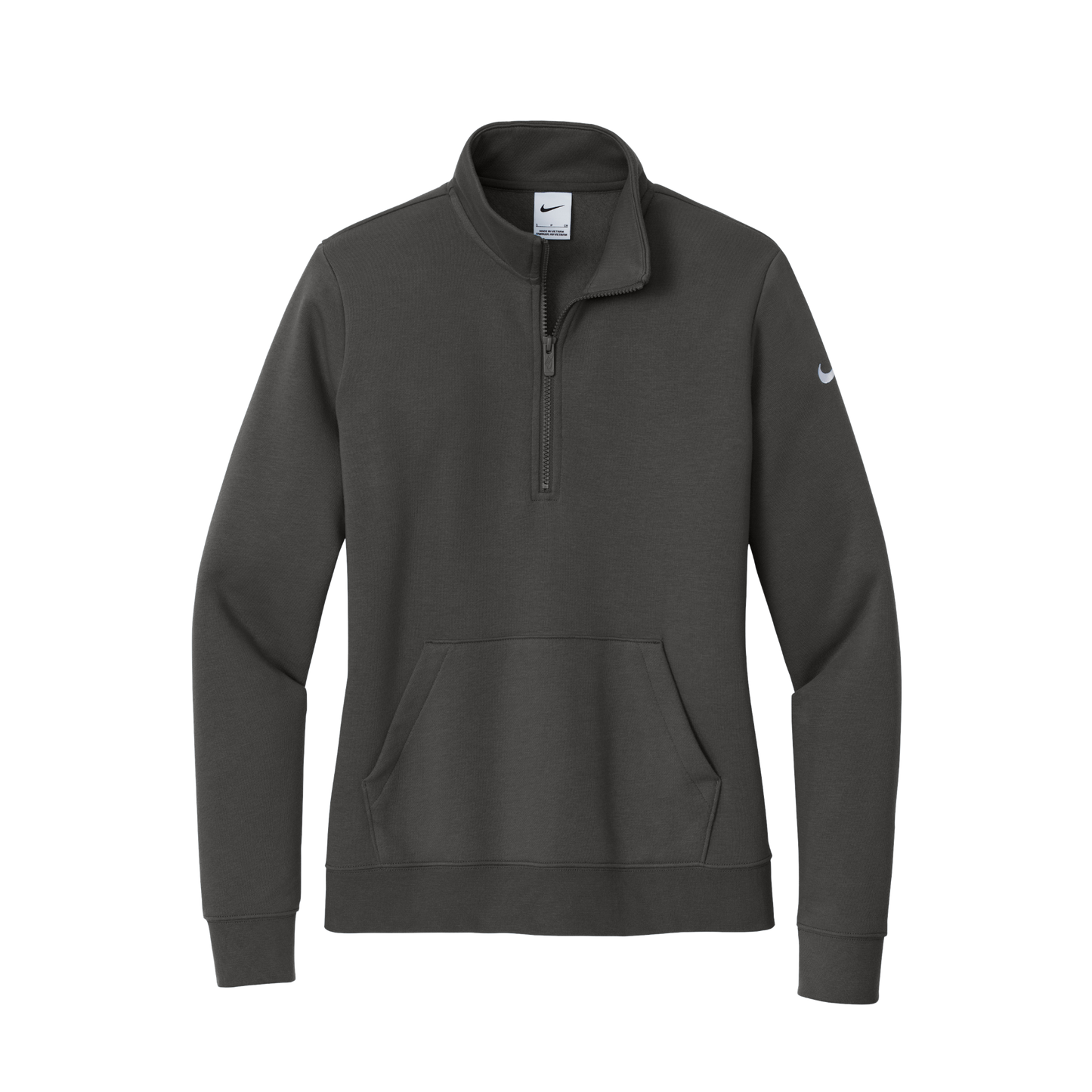 Women's Nike Club Fleece Sleeve Swoosh 1/2-Zip (Brochure)