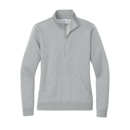 Women's Nike Club Fleece Sleeve Swoosh 1/2-Zip