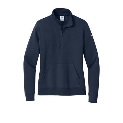 Women's Nike Club Fleece Sleeve Swoosh 1/2-Zip