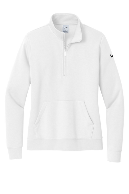 Women's Nike Club Fleece Sleeve Swoosh 1/2-Zip
