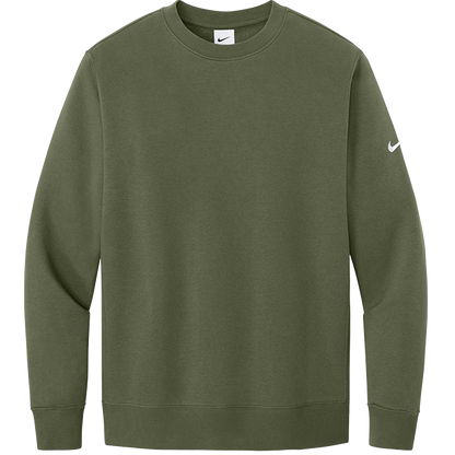 Nike Club Fleece Sleeve Swoosh Crew