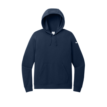 Womens Club Fleece Sleeve Swoosh Pullover Hoodie