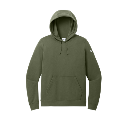 Womens Club Fleece Sleeve Swoosh Pullover Hoodie