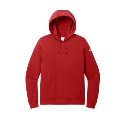 Womens Club Fleece Sleeve Swoosh Pullover Hoodie
