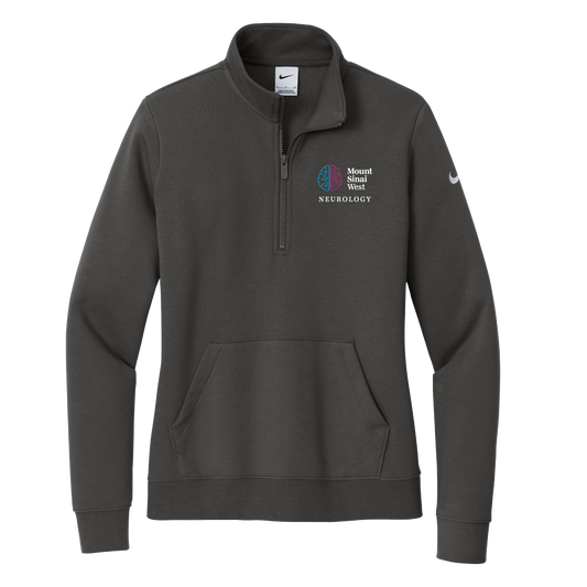 Women's Nike Club Fleece Sleeve Swoosh 1/2-Zip (MSW Neurology)