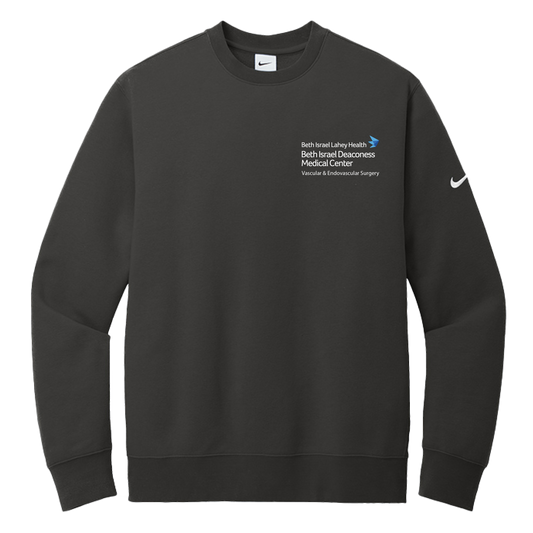 Nike Club Fleece Sleeve Swoosh Crew (BIDMC Vascular)