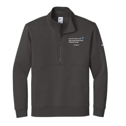 Men's Nike Club Fleece Sleeve Swoosh 1/2-Zip (BIDMC Surgery)