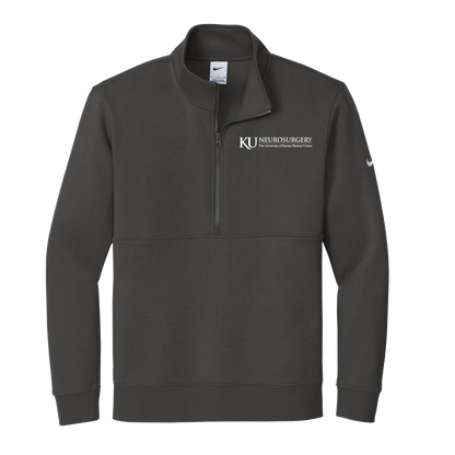 Men's Nike Club Fleece Sleeve Swoosh 1/2-Zip (KU Neuro)