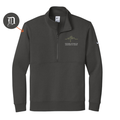 Men's Nike Club Fleece Sleeve Swoosh 1/2-Zip (WSU Surgery)