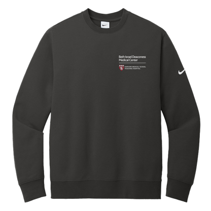 Nike Club Fleece Sleeve Swoosh Crew (BIDMC Surgery)