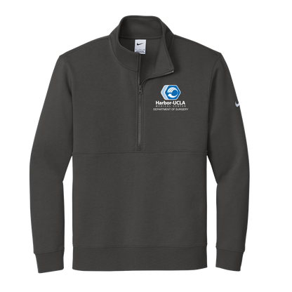 Men's Nike Club Fleece Sleeve Swoosh 1/2-Zip (Harbor UCLA)