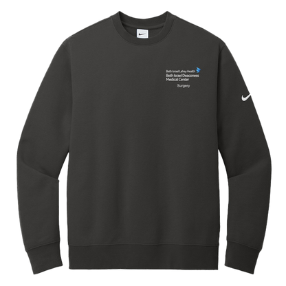 Nike Club Fleece Sleeve Swoosh Crew (BIDMC Surgery)