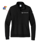 Women's Nike Club Fleece Sleeve Swoosh 1/2-Zip (KU Neuro)