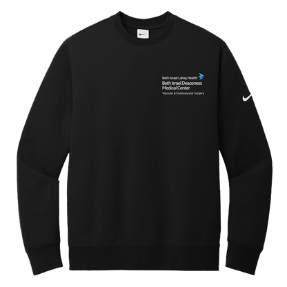 Nike Club Fleece Sleeve Swoosh Crew (BIDMC Vascular)