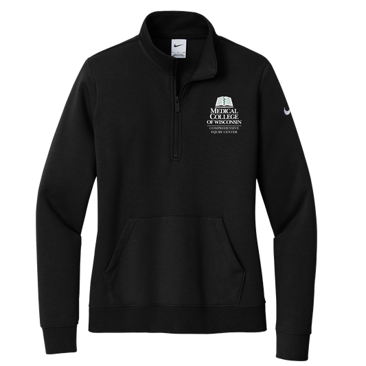 Women's Nike Club Fleece Sleeve Swoosh 1/2-Zip (MCW CIC)