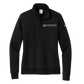 Women's Nike Club Fleece Sleeve Swoosh 1/2-Zip (KU Neuro)