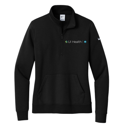Women's Nike Club Fleece Sleeve Swoosh 1/2-Zip (UICIM)