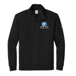 Men's Nike Club Fleece Sleeve Swoosh 1/2-Zip (Harbor UCLA)