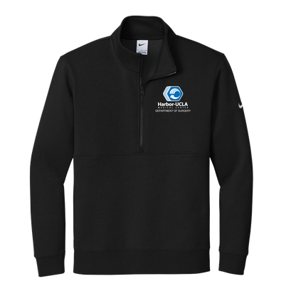 Men's Nike Club Fleece Sleeve Swoosh 1/2-Zip (Harbor UCLA)