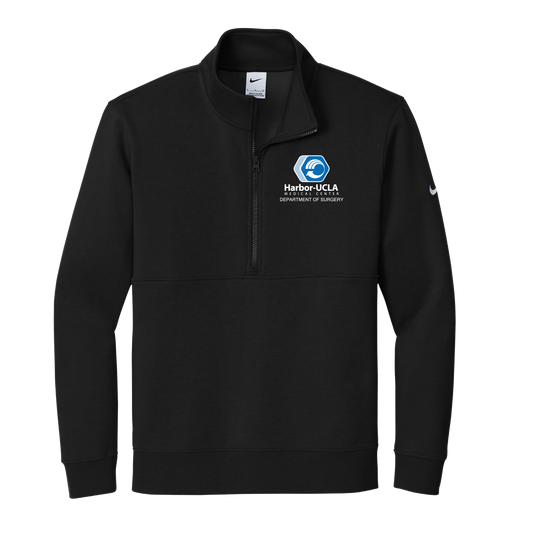 Men's Nike Club Fleece Sleeve Swoosh 1/2-Zip (Harbor UCLA)