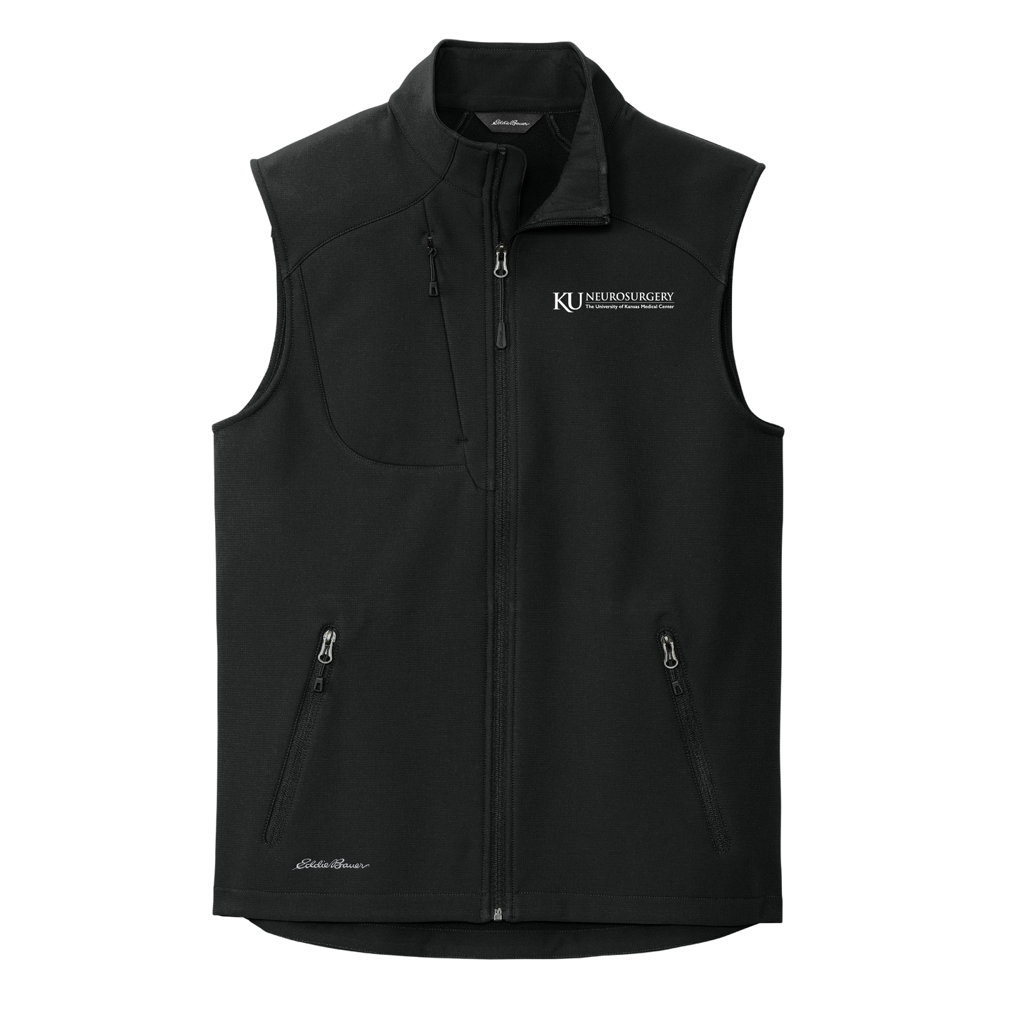 Men's Eddie Bauer® Stretch Soft Shell Vest (KU Neuro)
