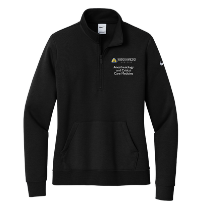 Women's Nike Club Fleece Sleeve Swoosh 1/2-Zip (JH ACCM)