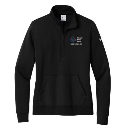 Women's Nike Club Fleece Sleeve Swoosh 1/2-Zip (MSW Neurology)