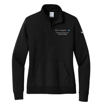 Women's Nike Club Fleece Sleeve Swoosh 1/2-Zip (UIC PCC)