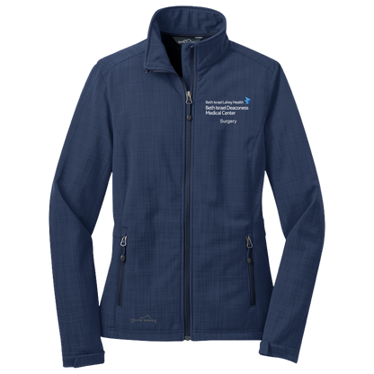 Women's Eddie Bauer® Shaded Crosshatch Soft Shell Jacket (BIDMC Surgery)