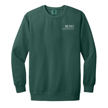 Comfort Colors Ring Spun Crewneck Sweatshirt (RUSH Anesthesiology)