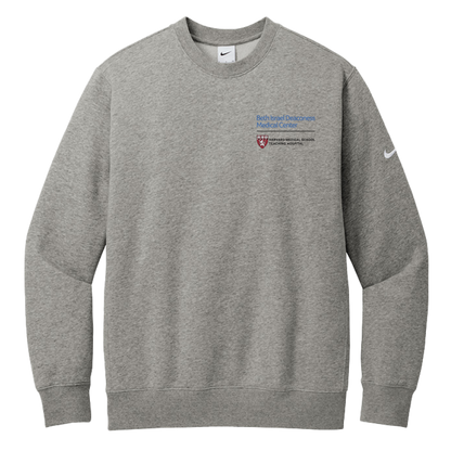 Nike Club Fleece Sleeve Swoosh Crew (BIDMC Surgery)