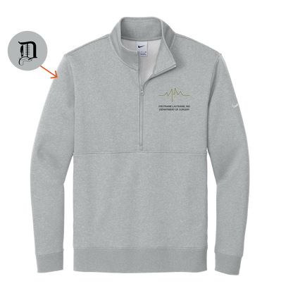Men's Nike Club Fleece Sleeve Swoosh 1/2-Zip (WSU Surgery)