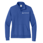 Women's Nike Club Fleece Sleeve Swoosh 1/2-Zip (KU Neuro)