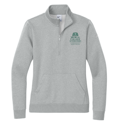 Women's Nike Club Fleece Sleeve Swoosh 1/2-Zip (MCW CIC)