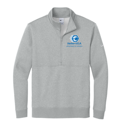 Men's Nike Club Fleece Sleeve Swoosh 1/2-Zip (Harbor UCLA)