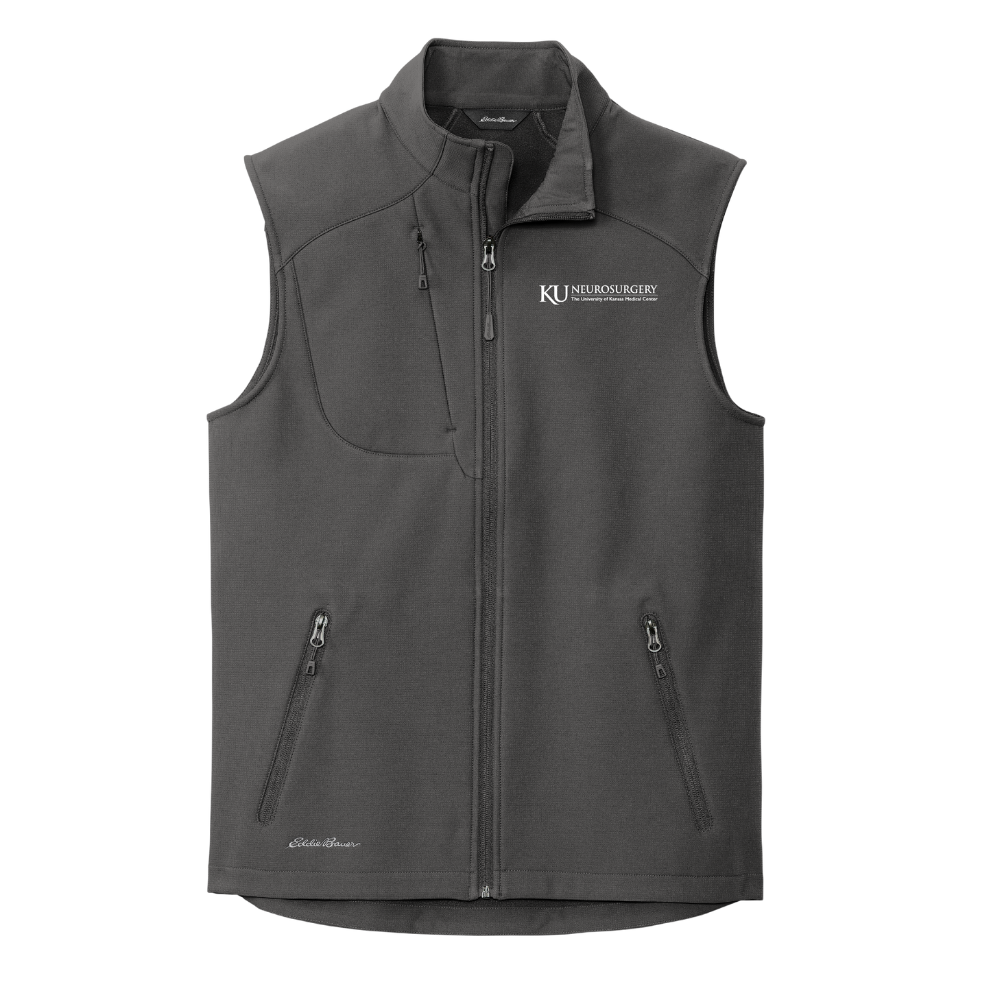 Men's Eddie Bauer® Stretch Soft Shell Vest (KU Neuro)