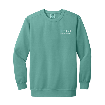 Comfort Colors Ring Spun Crewneck Sweatshirt (RUSH Anesthesiology)