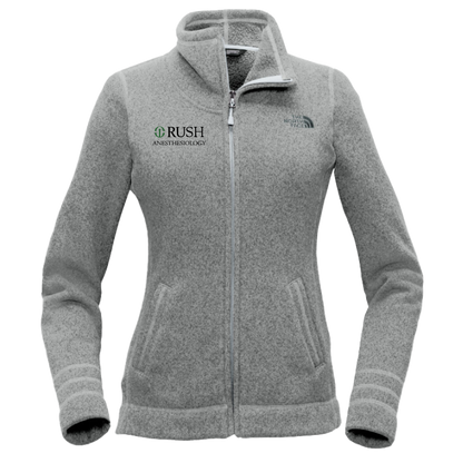Women's The North Face® Sweater Fleece Jacket (RUSH Anesthesiology)