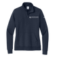 Women's Nike Club Fleece Sleeve Swoosh 1/2-Zip (KU Neuro)