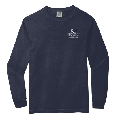 Ring Spun Heavyweight Long Sleeve Tee (KUMC Surgery)