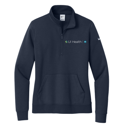 Women's Nike Club Fleece Sleeve Swoosh 1/2-Zip (UICIM)