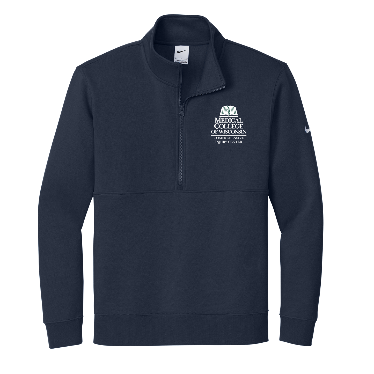Men's Nike Club Fleece Sleeve Swoosh 1/2-Zip (MCW CIC)
