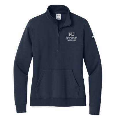Women's Club Fleece Sleeve Swoosh 1/2-Zip (KUMC Surgery)