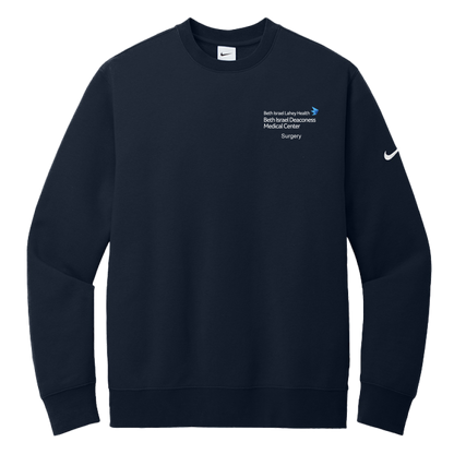 Nike Club Fleece Sleeve Swoosh Crew (BIDMC Surgery)