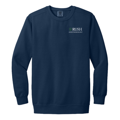 Comfort Colors Ring Spun Crewneck Sweatshirt (RUSH Anesthesiology)