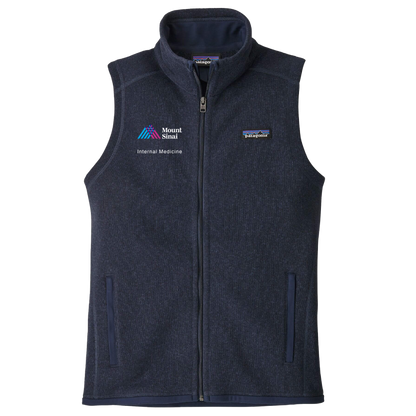 Women's Patagonia® Better Sweater Fleece Vest (Mount Sinai Queens IM)